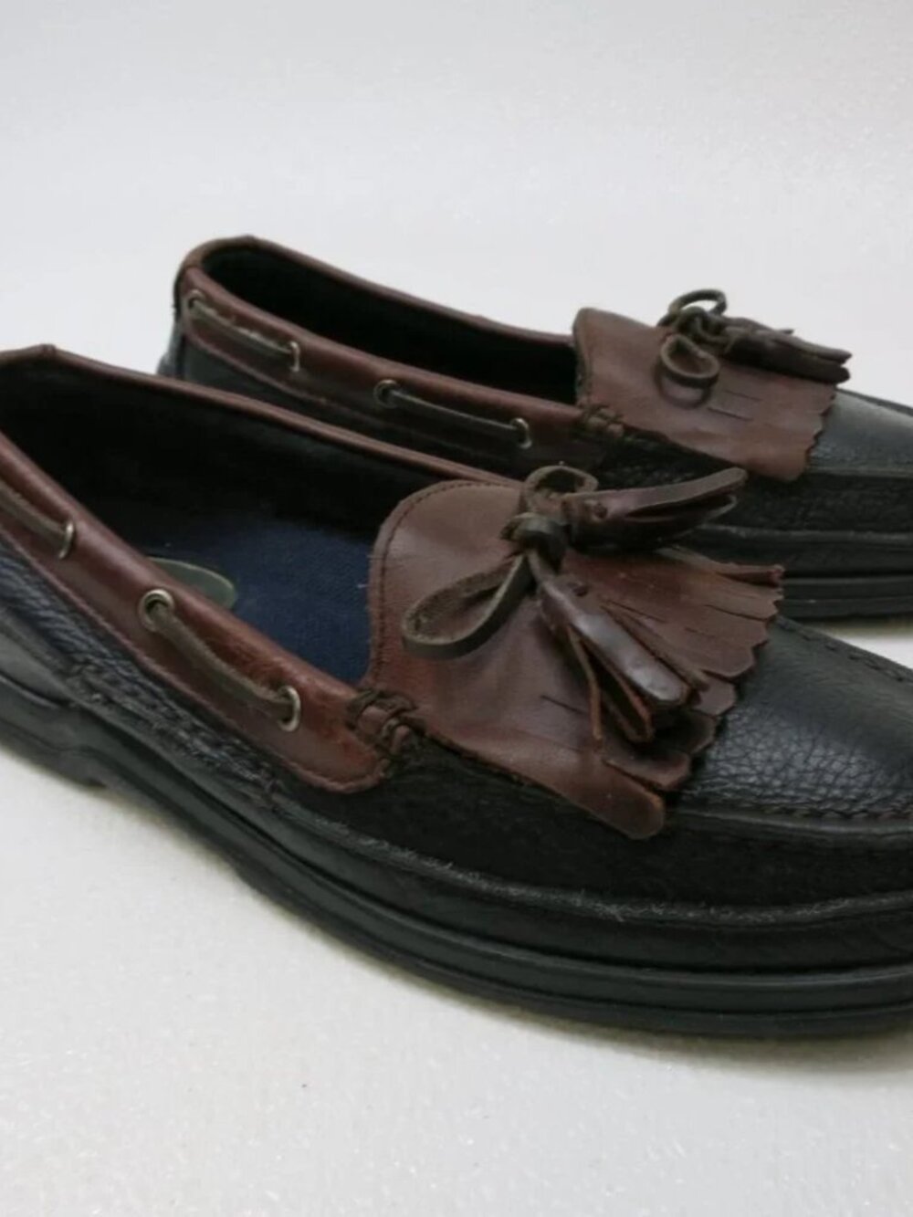 Nunn Bush Two-Tone Leather Dress Kiltie Tassel Loafers Footwear Shoes Men's 8 M - Picture 6 of 6